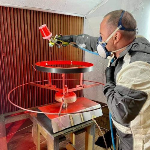 Cabine de peinture ouverte - TECHNICIS Filtration - pour pièces détachées / à filtre au charbon actif / compacte