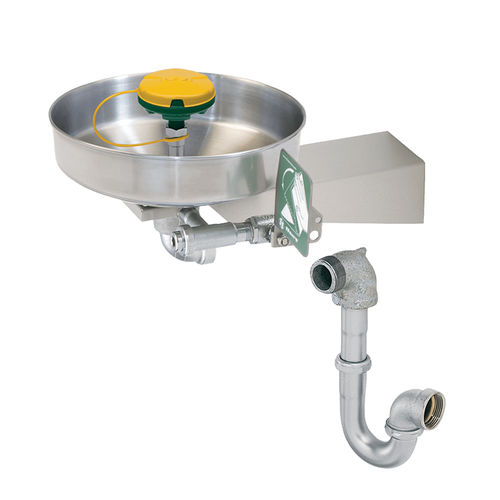 Douche oculaire murale - 7360BTWC AXION - Haws AG - Headquarters for Europe, Middle East and - en acier inoxydable