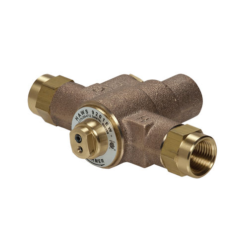 Vanne thermostatique de régulation de température - 9201EW AXION® - Haws AG - Headquarters for Europe, Middle East and - en laiton / pour l'eau / 3 voies