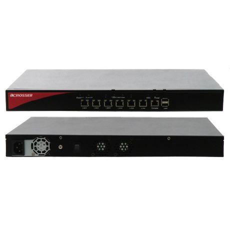 Plateforme de sécurité réseau Intel® Atom D525 - AR-R6006  - Acrosser Technology - pare-feu