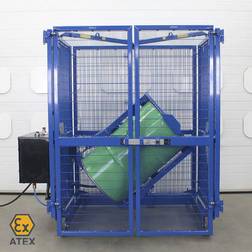Mélangeur à tambour rotatif - DME01-Ex - STS - Bespoke Handling Equipment - mobile / vertical / continu