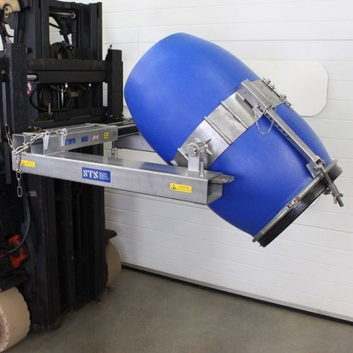 Lève-fût manuel - DRU04-SS-Ex - STS - Bespoke Handling Equipment - à manivelle / à fourche / tournant