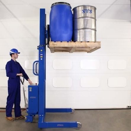Gerbeur hydraulique - STP08-FAC01-Ex - STS - Bespoke Handling Equipment - pneumatique / accompagnant / pour manutention