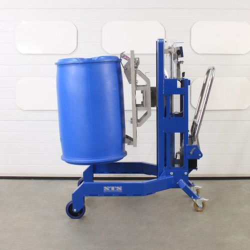 Lève-fût manuel - DTP03-R500-LC - STS - Bespoke Handling Equipment - à contrôle manuel / avec prise / avec crochet intégré