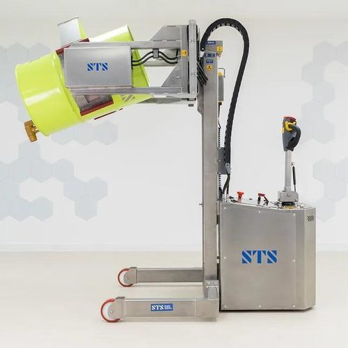 Lève-fût pneumatique - STE05-RRH01-SS - STS - Bespoke Handling Equipment - électrohydraulique / électrique / sur batterie