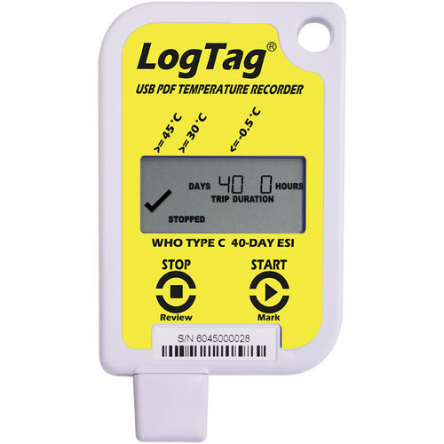 Data logger de température - USRID-16W - Logtag - USB / avec afficheur LCD