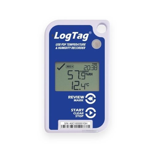 Data logger de température et d'humidité - UHADO-16 - Logtag - USB / WiFi / avec afficheur LCD