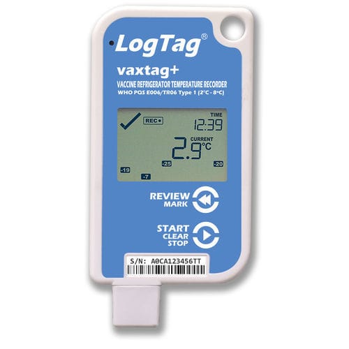 Data logger de température - VAXTAG+  - Logtag - USB / avec afficheur LCD / pour contrôle