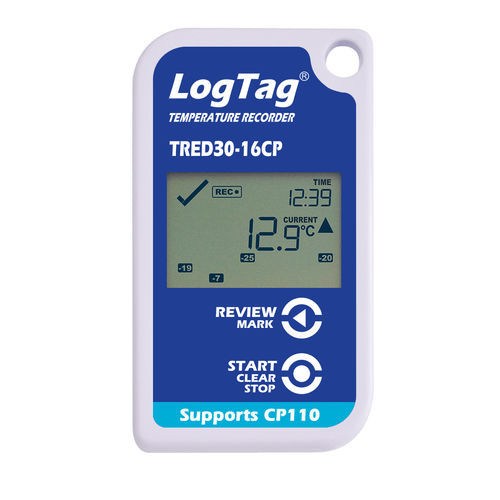 Data logger de température - TRED30-16 - Logtag - avec afficheur LCD / pour le stockage des matériaux en vrac / en continu