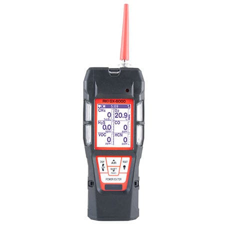 Détecteur multi-gaz - GX-6000 - RKI Instruments - O2 / CO / COV