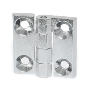 Charnière plate - GN 237 - Otto Ganter GmbH & Co. KG - en aluminium / en zinc moulé sous-pression / à visser