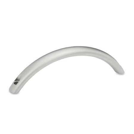 Poignée étrier - GN 565.9 - Otto Ganter GmbH & Co. KG - pour porte / en acier inoxydable / courbée