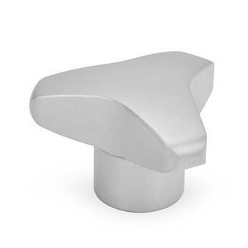 Bouton push-pull - GN 5345 - Otto Ganter GmbH & Co. KG - à trois lobes / en inox
