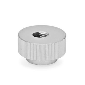 Écrou moleté - GN 6303.1 - Otto Ganter GmbH & Co. KG - en acier inoxydable / fileté