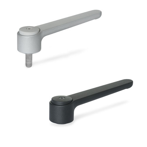 Levier de serrage réglable - GN 126.1 - Otto Ganter GmbH & Co. KG - à filet extérieur / avec filetage interne