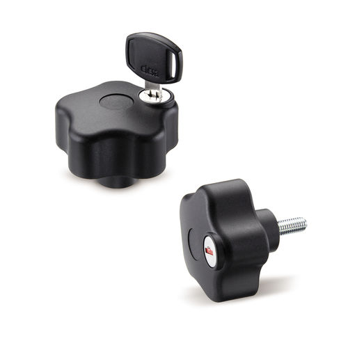 Bouton fileté - GN 5337.9 - Otto Ganter GmbH & Co. KG - croisillon / en étoile / en polyamide