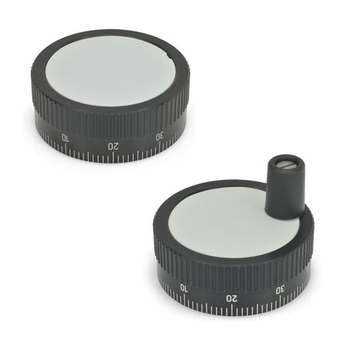 Volant de commande - GN 736.1 - Otto Ganter GmbH & Co. KG - plein / en aluminium / gradué