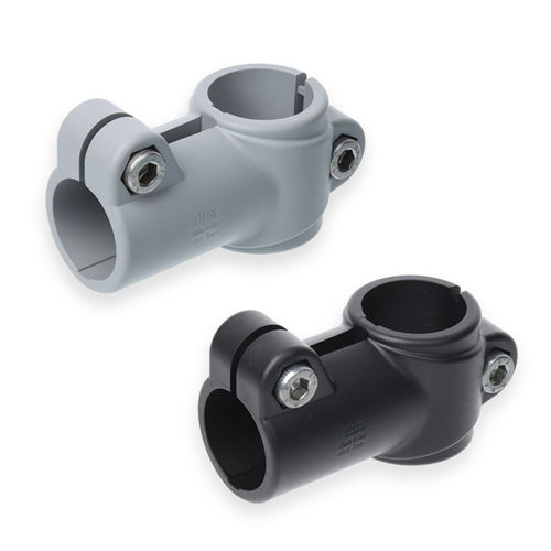 Connecteur de tube rond - GN 192.9 - Otto Ganter GmbH & Co. KG - en T / en acier inoxydable / réglable