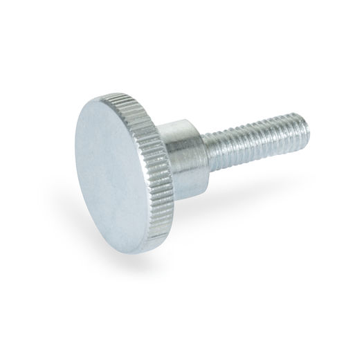 Vis moletée en acier zingué - DIN 464 - Otto Ganter GmbH & Co. KG - à filetage
