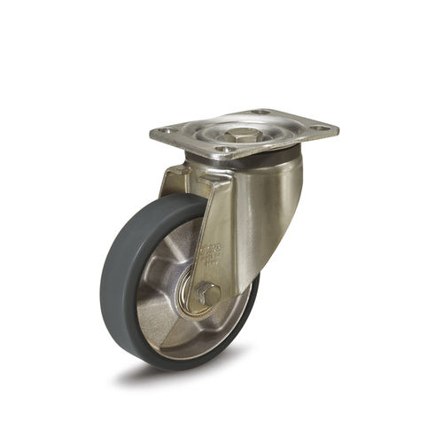 Roulette pivotante - GN 22885 - Otto Ganter GmbH & Co. KG - à platine / pour chariot / pour charges moyennes