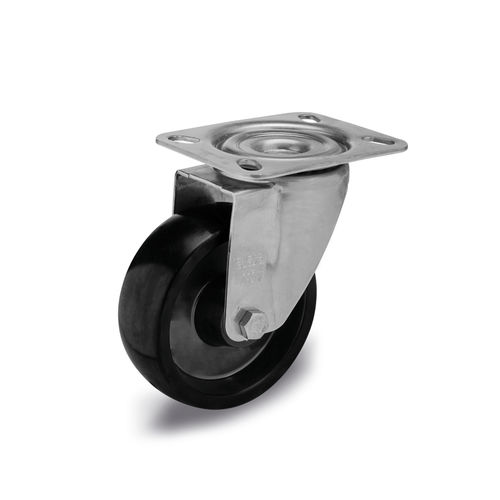 Roulette pivotante - GN 22894 - Otto Ganter GmbH & Co. KG - à platine / pour chariot / pour charges moyennes