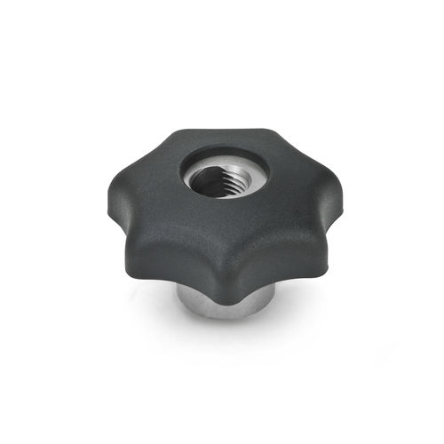 Bouton fileté - GN 6336.3 - Otto Ganter GmbH & Co. KG - croisillon / en acier zingué / en polyamide