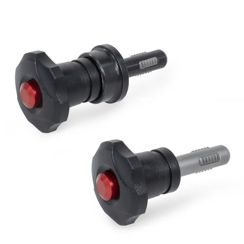 Bouton fileté - GN 6336.9 - Otto Ganter GmbH & Co. KG - croisillon / en polyamide / en inox