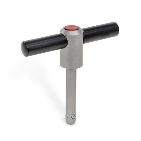Broche à billes en acier inoxydable - GN 1131 - Otto Ganter GmbH & Co. KG - à bouton / avec poignée T