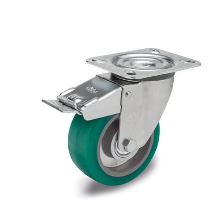 Roulette fixe - GN 22886 - Otto Ganter GmbH & Co. KG - pivotante / en polyéthylène / de chariot