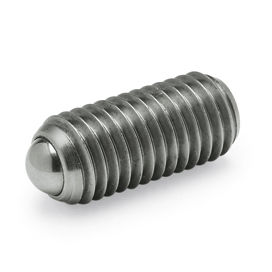 Poussoir en acier inoxydable - GN 615.3 - Otto Ganter GmbH & Co. KG - à ressort