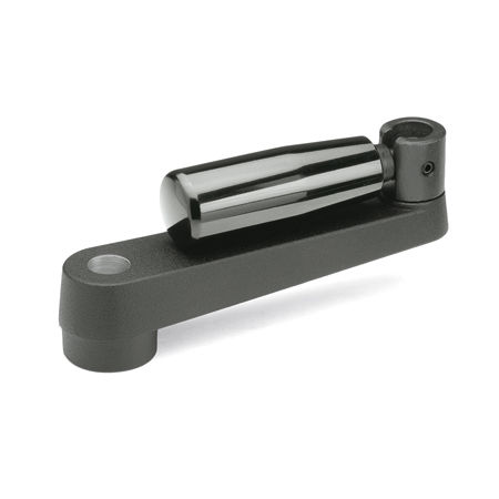 Manivelle en aluminium - GN 471.3 - Otto Ganter GmbH & Co. KG - pliante