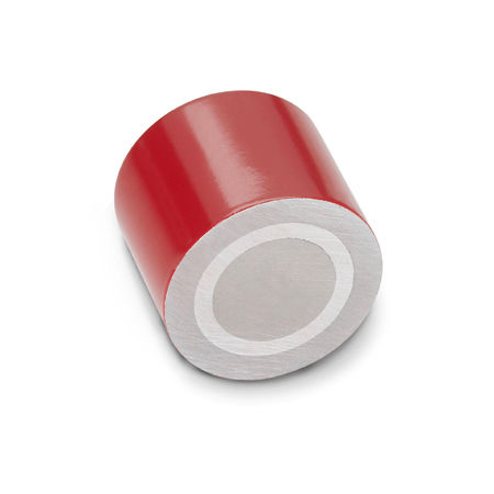 Aimant en NdFeB - GN 52.3 - Otto Ganter GmbH & Co. KG - de maintien cylindrique / en barre cylindrique / avec douille taraudée