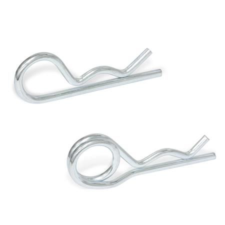 Goupille élastique béta - GN 1024 - Otto Ganter GmbH & Co. KG - en acier inoxydable / en acier