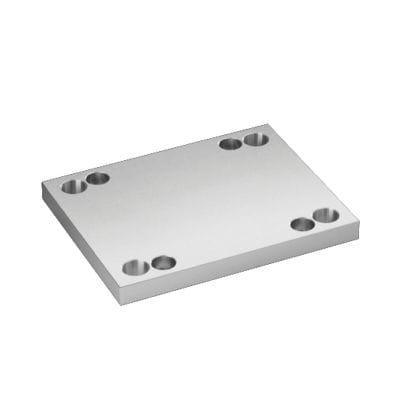 Plaque de bridage modulaire - K16/b1xl1xs1/Mat - HASCO - rectangulaire