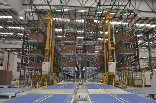 Système de stockage automatique vertical - DF Duro Felguera - pour carton / WIP / de récupération