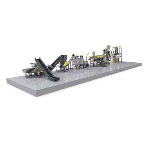 Ligne de recyclage de plastique - BORETECH - avec granulation / par broyage / par lavage