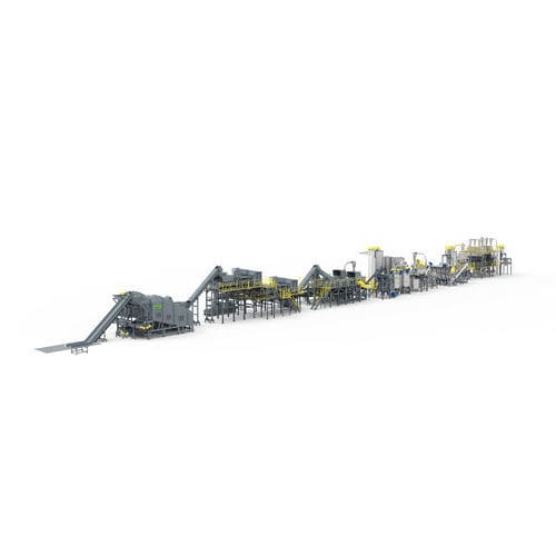 Installation de recyclage PET - BRT-TRAY 01 - BORETECH - pour PP / pour l'industrie agroalimentaire / pour bouteilles