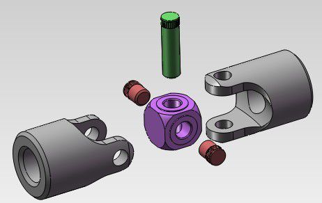 Joint de cardan simple - PB  - Hangzhou DJ Machinery Co., Ltd. - de petite dimension