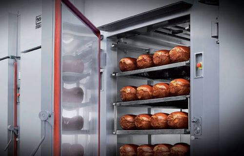 Unité de fumage et de cuisson à viande - ARQ - maurer-atmos - de saucisses / pour l'industrie agroalimentaire