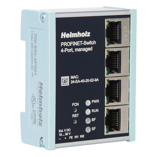 Commutateur Ethernet administrable - FLEXtra FLAT - Helmholz GmbH & Co. KG - 8 ports / 16 ports / 4 ports