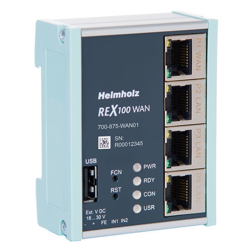 Routeur d'accès à distance - REX 100 - Helmholz GmbH & Co. KG - de communication / de données / Ethernet