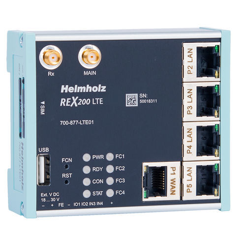 Routeur de données - REX 200 - Helmholz GmbH & Co. KG - Ethernet / réseau / WAN