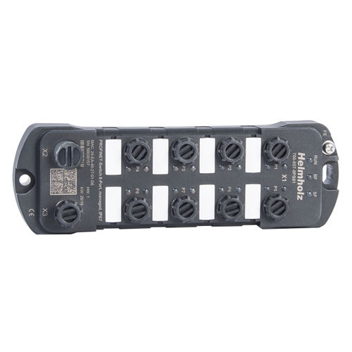 Commutateur Ethernet administrable - FLEXtra  - Helmholz GmbH & Co. KG - 8 ports / ProfiNet / de type armoire