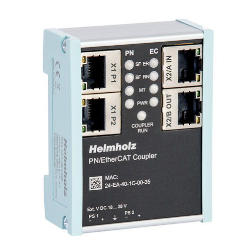 Coupleur EtherCAT - 700-161-3EC02 - Helmholz GmbH & Co. KG - ProfiNet / d'E/S / de bus de terrain