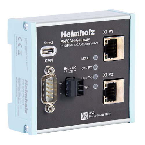 Passerelle de communication - 700-672-PNC01 - Helmholz GmbH & Co. KG - média / USB / CAN Bus