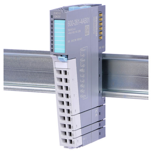 Module de sortie analogique - 600-261-4AB01 - Helmholz GmbH & Co. KG - à 2 sorties analogiques / à 4 sorties analogiques / sur rail DIN