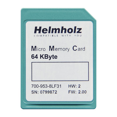 Carte mémoire micro-carte - 700-953-8LF31 - Helmholz GmbH & Co. KG - 64 Kb / industrielle
