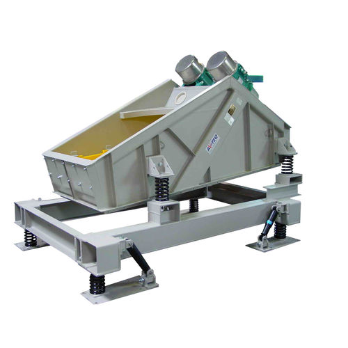 Crible d'égouttage - AViTEQ Vibrationstechnik GmbH - vibrant linéaire / pour granulés plastiques / pour liquide