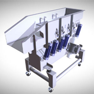 Convoyeur à fréquence naturelle - AViTEQ Vibrationstechnik GmbH - en auge / cribleur / compact
