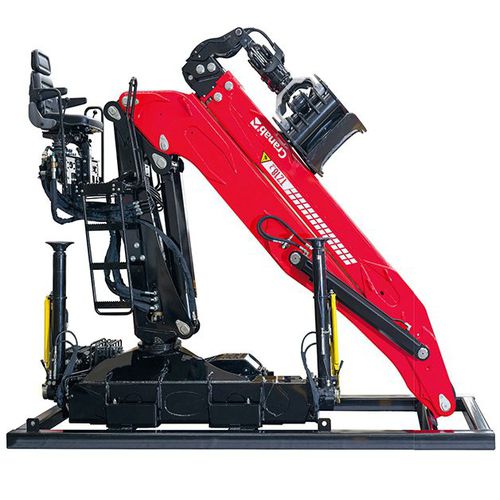 Grue montée sur camion - TZ18  - Cranab - télescopique / articulée / pour l'industrie du recyclage